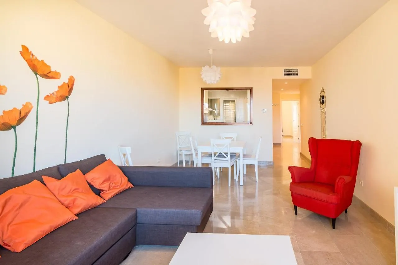 2114-Apt With Nice Terrace With Pool View 마닐바 스페인